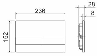Комплект с инсталляцией Ceramica Nova CN6000_1002CH_1000 унитаз Balearica CN6000 крышка-сиденье с микролифтом и инсталляция Envision CN1002CH с кнопкой смыва хром Flat